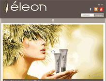 Tablet Screenshot of eleon-cosmetics.com
